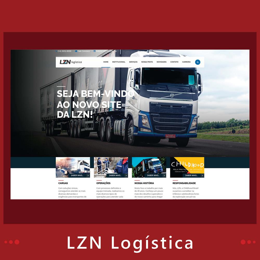 LZN Logistica - Desenvolvido por Murilo Terrabuio