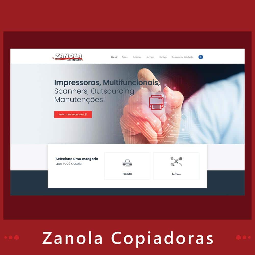 Zanola Copiadoras - Desenvolvido por Murilo Terrabuio