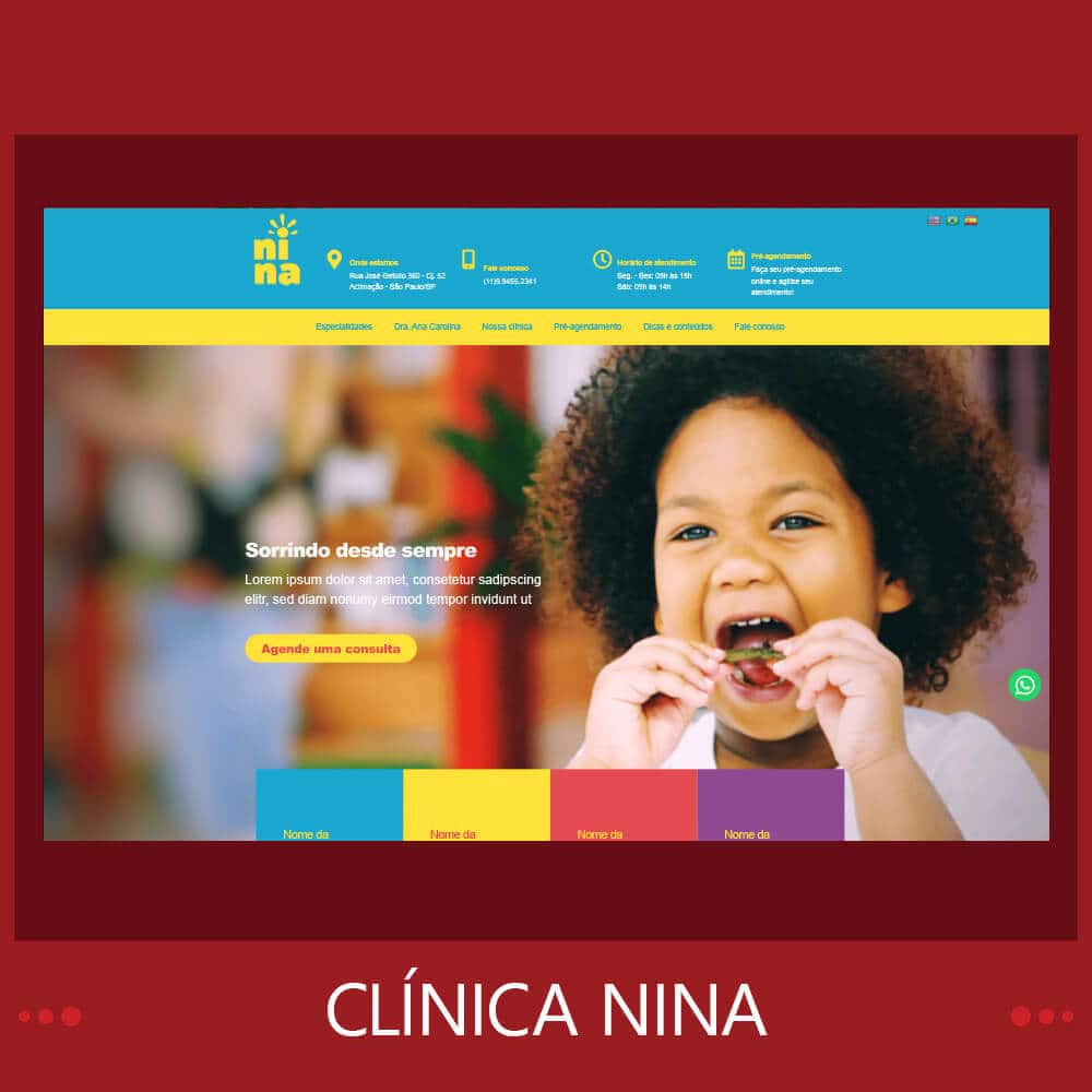 CLINICA NINA - Desenvolvido por Murilo Terrabuio
